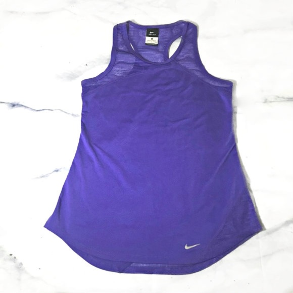 Nike | Tops | Nike Drifit Purple Athletic Tank Top | Poshmark